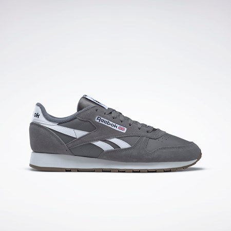 Reebok Classic Leather Shoes Grå Grå Vita | PYKGE-6287