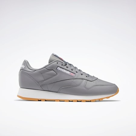 Reebok Classic Leather Shoes Grå Vita | BGCFQ-1623