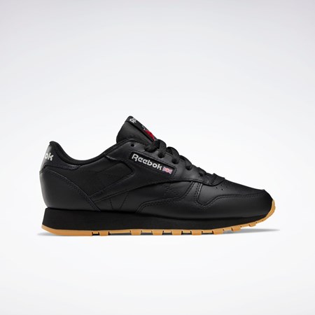 Reebok Classic Leather Shoes Svarta Grå | ALORV-0257