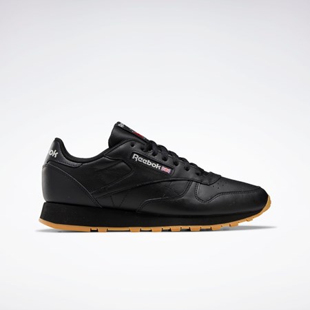 Reebok Classic Leather Shoes Svarta Grå | OCFYP-5149