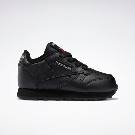 Reebok Classic Leather Shoes - Toddler Svarta Svarta Svarta | NQKPW-0516