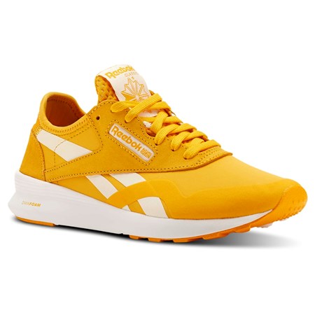 Reebok Classic Nylon Shoes Guld Vita | VUSPR-2756