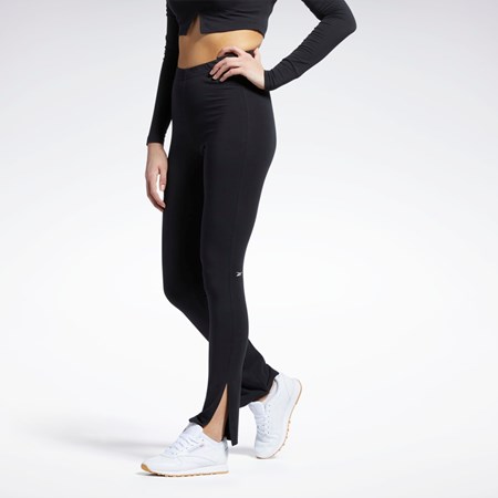 Reebok Classics Bomull Leggings Svarta | IDEOB-1450