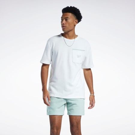 Reebok Classics Terry T-Shirt Chalk | LPOKB-9132