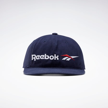 Reebok Classics Vector Platta Peak Hat Marinblå Marinblå | WMCSO-2635