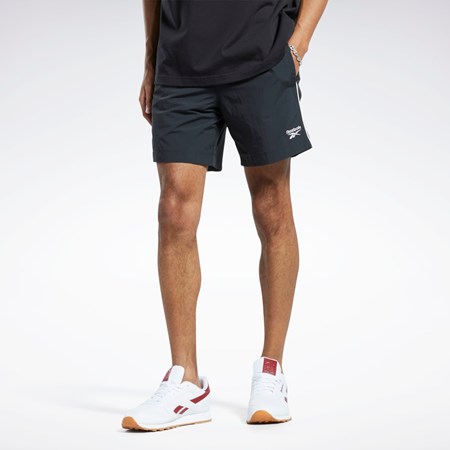 Reebok Classics Vector Shorts Svarta Svarta | DBGXC-9035