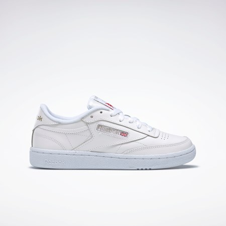 Reebok Club C 85 Shoes Vita Ljusgrå | OSFBG-3682