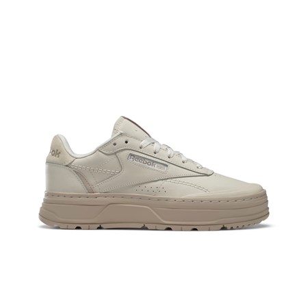 Reebok Club C Double GEO Shoes Beige | FVWZD-4573