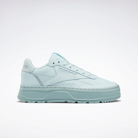 Reebok Club C Double GEO Shoes Blå Blå Grå | XRLZI-6152