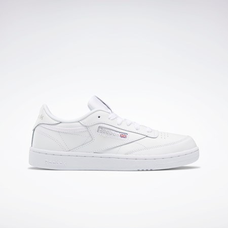 Reebok Club C Shoes - Grade School Vita Grå | KREQV-0915