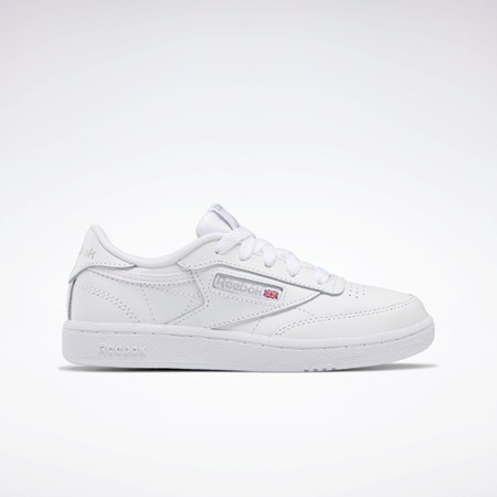 Reebok Club C Shoes - Preschool Vita Grå | KHRGE-4051