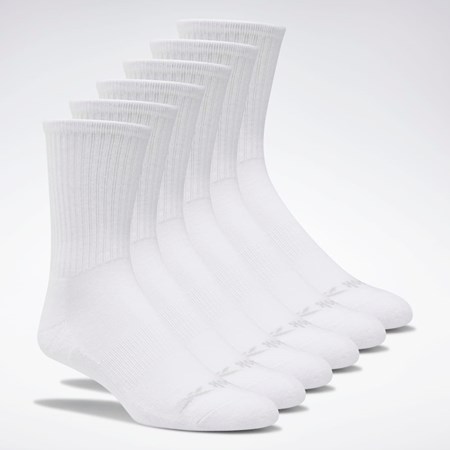 Reebok Crew Basic Delta Socks Six Pack Multi | ZBDWS-1860