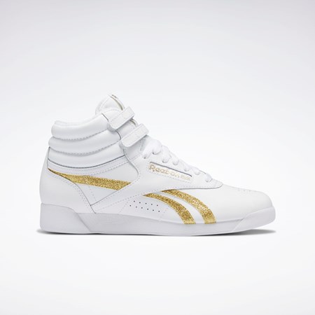 Reebok F/S Hi Shoes Vita Vita Guld | JCLIB-4287