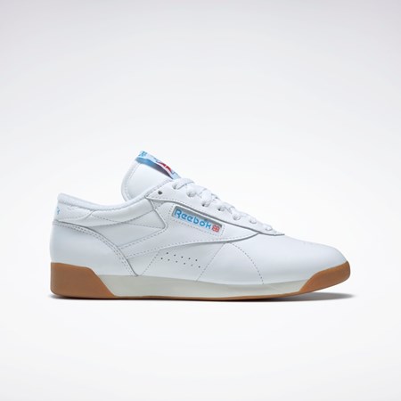 Reebok F/S Low Shoes Vita Blå | ZGQIC-5096