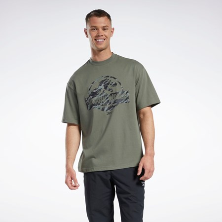 Reebok Jurassic World T-Shirt Gröna | RAHGC-1934