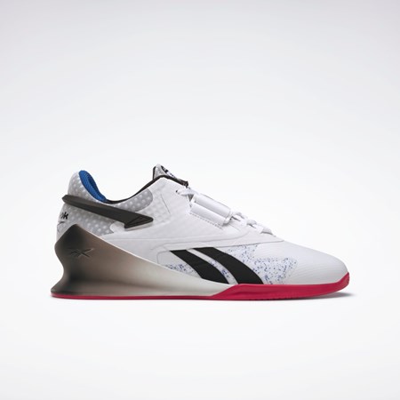 Reebok Legacy Lifter II Weightlifting Shoes Vita Svarta Röda | SKDUM-5162