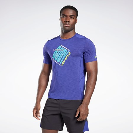 Reebok Les Mills® BodyPump® ACTIVCHILL Athlete T-Shirt Lila | GFYSR-3076