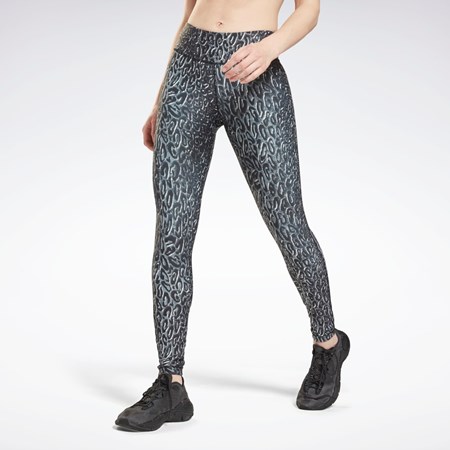 Reebok Lux Bold Leggings Svarta | SUEVD-1789