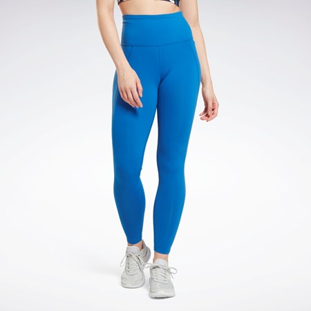 Reebok Lux High-Waisted Tights Blå | XYJVO-2147