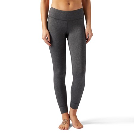 Reebok Lux Legging Mörkgrå | QBMVZ-7638