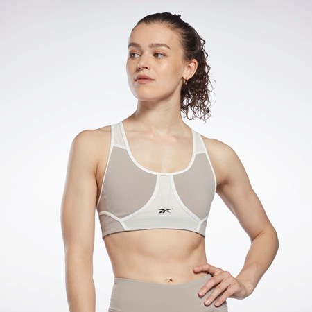 Reebok Lux Racer Vadderad Colorblocked Bra Grå | FNSYQ-7063