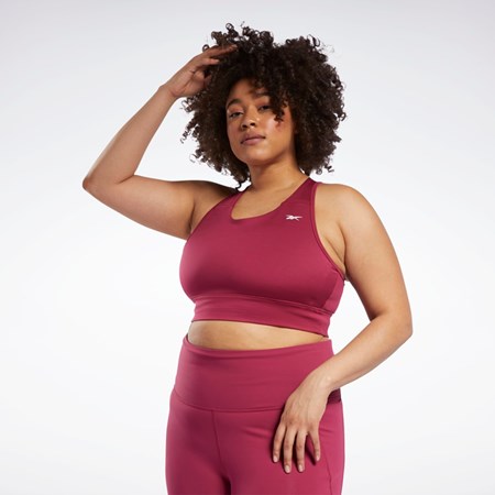 Reebok Löpar Essentials Sports Bra (Plus Size) Punch Berry | BPZVM-3901