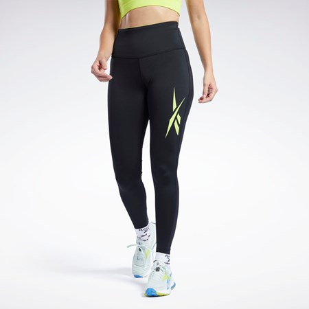 Reebok Löpar Vector Leggings Svarta | IDRVO-7859