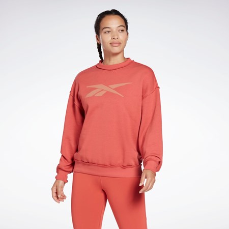 Reebok MYT Crew Sweatshirt Rhodonite | GEHLO-7629