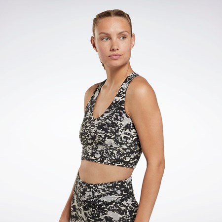 Reebok Modern Safari Bralette Svarta | OWQMI-3425