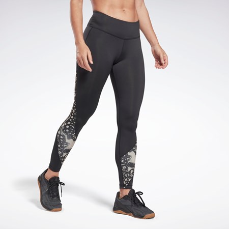 Reebok Modern Safari Leggings Svarta | KEZPM-6475