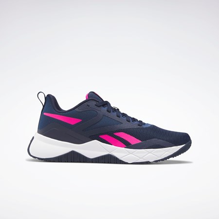 Reebok NFX Tränings Shoes Marinblå Blå Rosa | JVDSF-7102