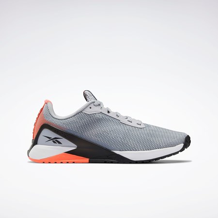 Reebok Nano X1 Grit Tränings Shoes Grå Svarta Orange | AJDCZ-4870