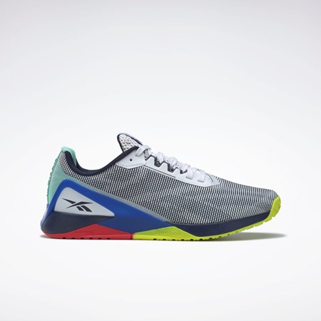 Reebok Nano X1 Grit Tränings Shoes Vita Marinblå Blå | LWRTQ-9582