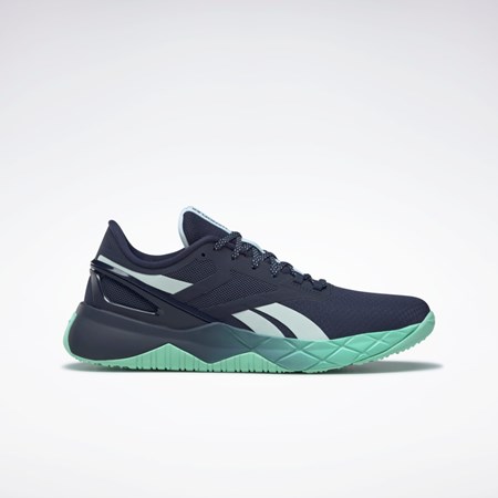 Reebok Nanoflex TR Tränings Shoes Marinblå Mintgröna | DBEAJ-1405