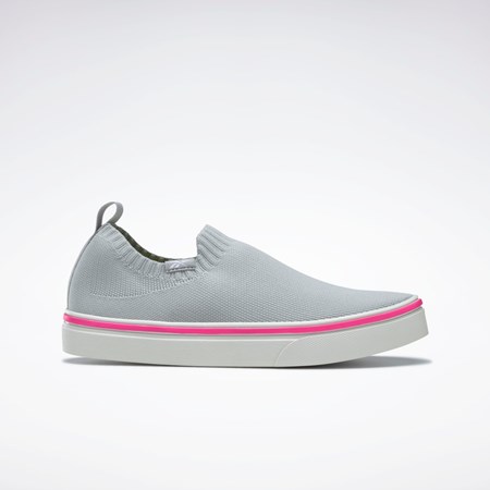 Reebok OnLux Slip-On Shoes Grå Vita Rosa | KWBQZ-6254