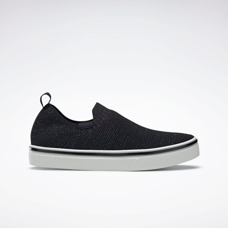 Reebok OnLux Slip-On Shoes Svarta Grå Vita | VQYBA-7894