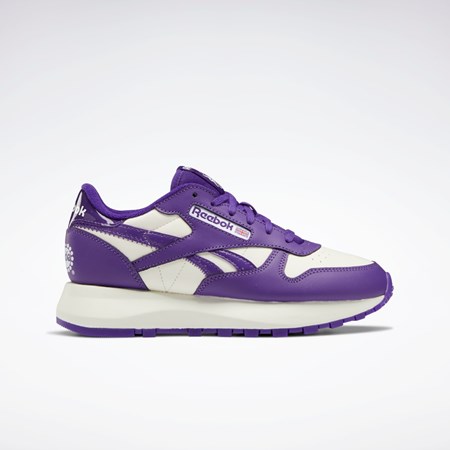 Reebok Popsicle Classic Leather SP Shoes Lila Lila | XMYET-4768