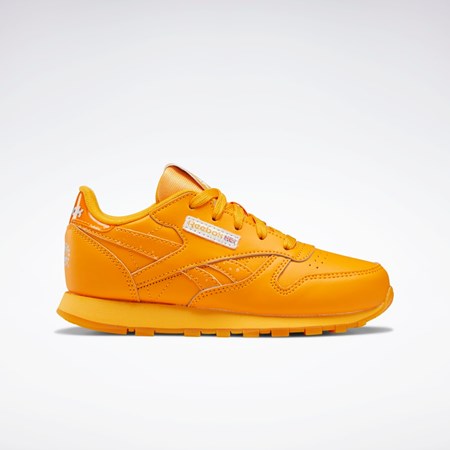 Reebok Popsicle Classic Leather Shoes - Preschool Semi Fire Spark / Semi Fire Spark / Semi Fire Spark | FMSJY-8213