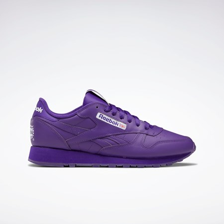 Reebok Popsicle Classic Leather Shoes Lila Lila Lila | CXPZH-1960