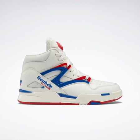 Reebok Pump Omni Zone II Shoes Blå Röda | JVQYI-6482