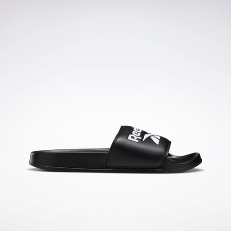 Reebok Reebok Classic Slides Svarta Vita Svarta | FJMCR-1540