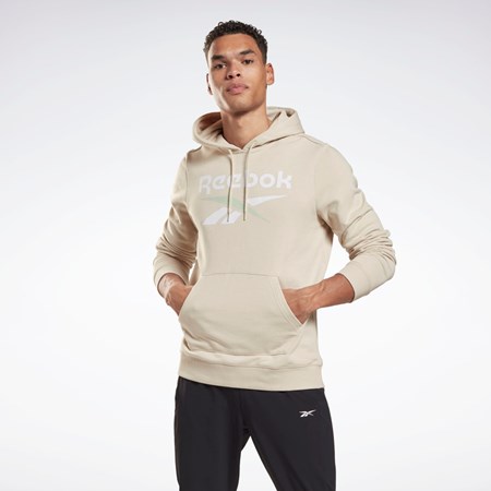 Reebok Reebok Identity Big Logo Hoodie Stucco | GPCJL-6593