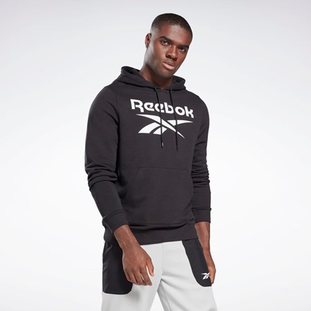 Reebok Reebok Identity Big Logo Hoodie Svarta | MZVGH-0276