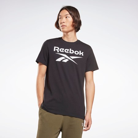 Reebok Reebok Identity Big Logo T-Shirt Svarta | AUTHS-0281