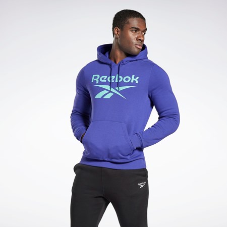 Reebok Reebok Identity Fleece Hoodie Lila | UHJSX-2175