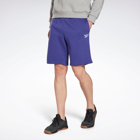 Reebok Reebok Identity Fleece Shorts Lila | RWTEQ-0647