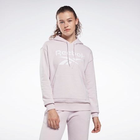 Reebok Reebok Identity Logo French Terry Hoodie Quartz Glow | USQEK-7583