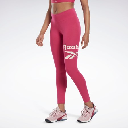 Reebok Reebok Identity Logo Leggings Rosa | XHRAG-6594