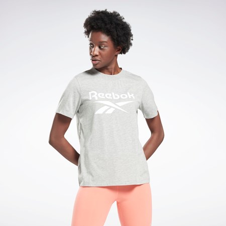 Reebok Reebok Identity Logo T-Shirt Grå Vita | TYSOA-1395