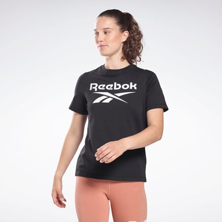 Reebok Reebok Identity T-Shirt Svarta | GOZMU-2508